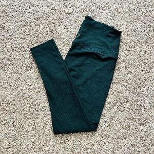 Beyond Yoga Caught in the Midi HW Spacedye leggings in dark spruce green